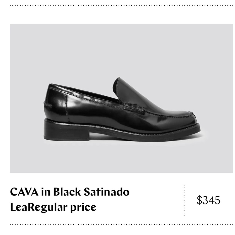 Rachel Comey ‘Cava ‘ black loafer